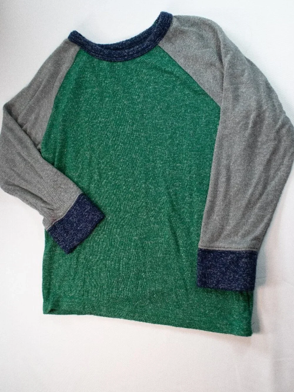 Boys 3T The Children's Place Long Sleeve Top Blue Green Gray